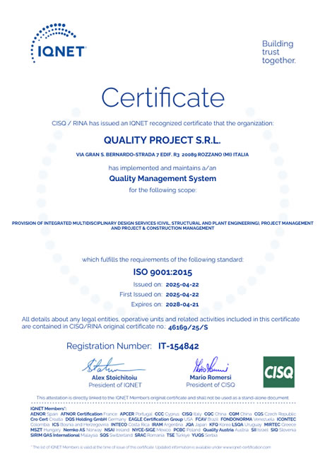 certificazioni iqnet